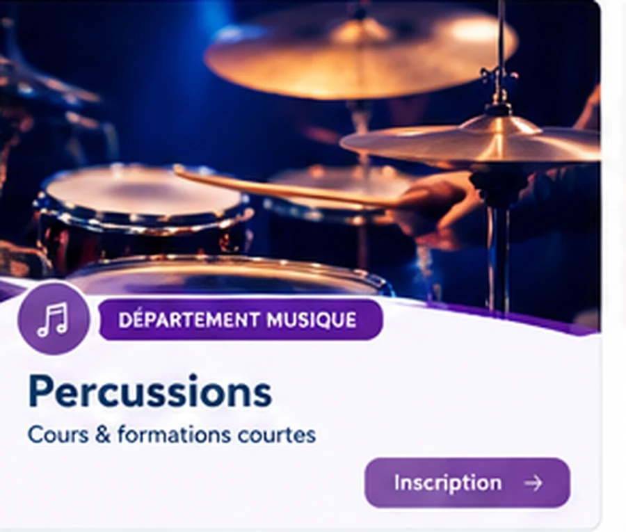Apprentissage de la batterie