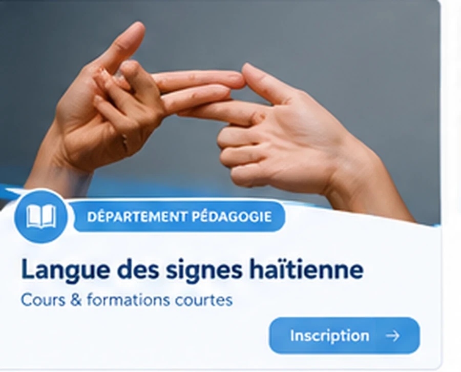Apprentissage de la langue des signes